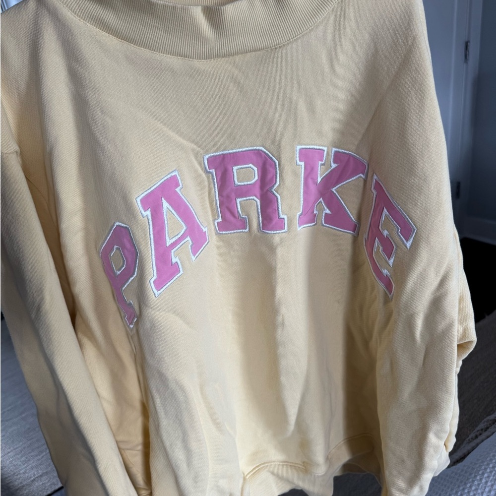 Parke Yellow and Pink Summerland Mockneck